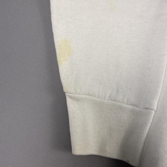 Vintage Oneita Sweatshirt Mens XL White Florida Graphic Crewneck Made USA 90s - Picture 5 of 10